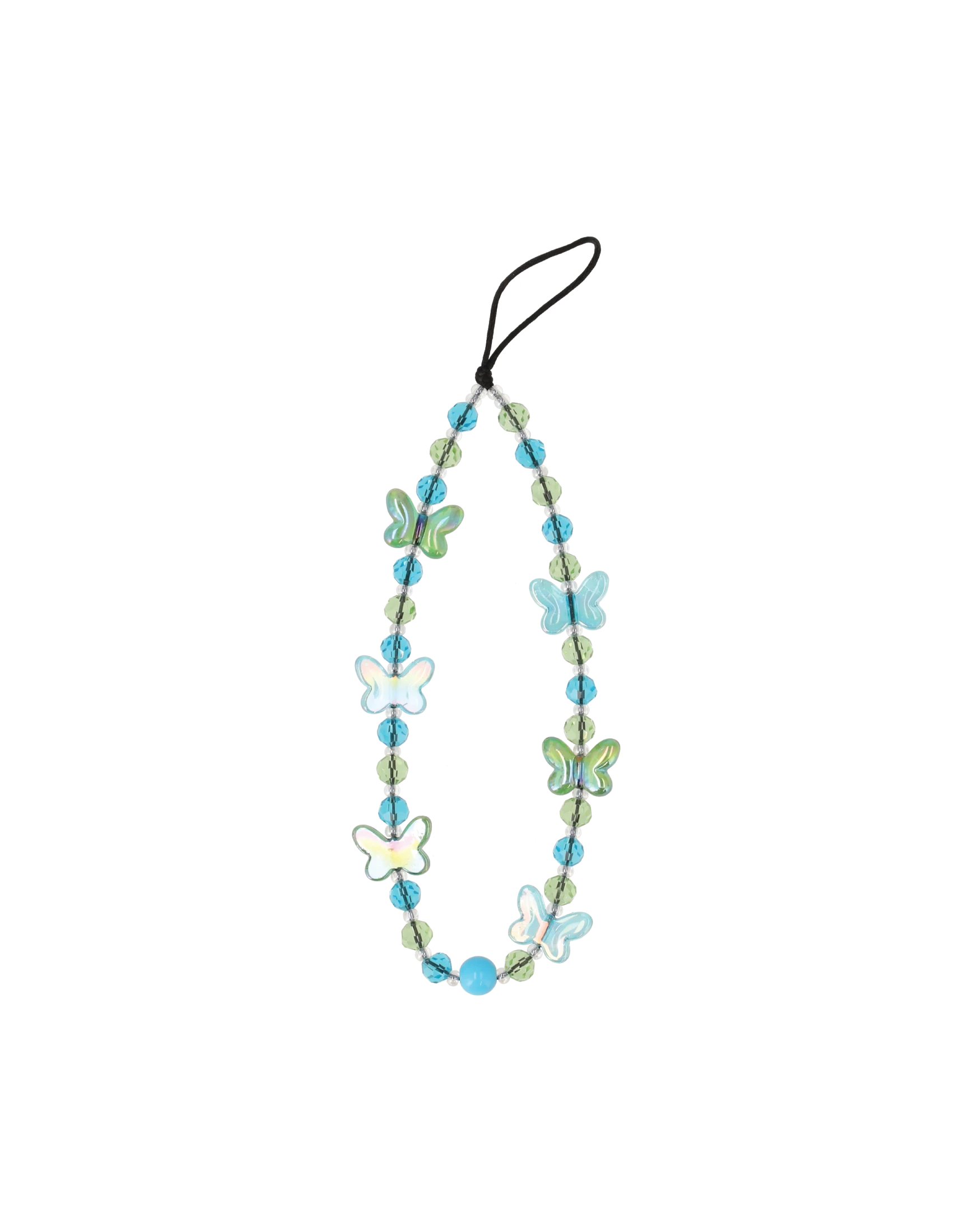charm green butterfly